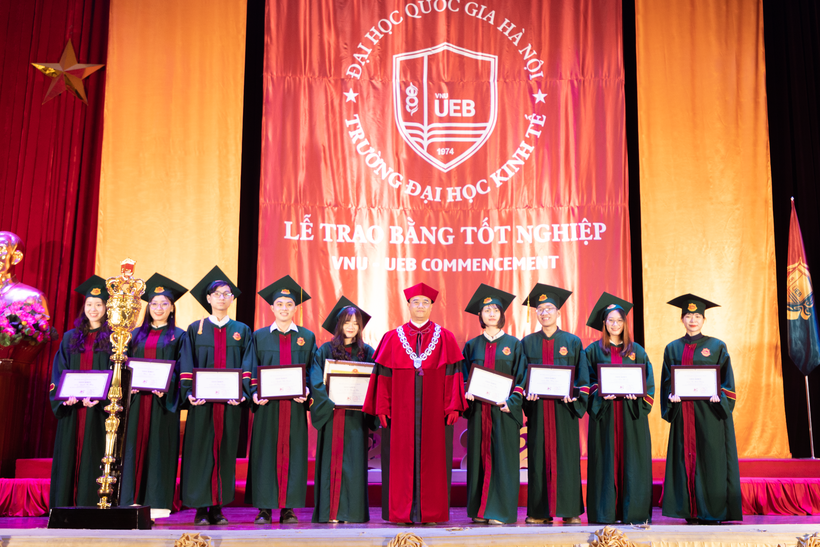 Áo tốt nghiệp thạc sĩ Trường Đại học Kinh tế, Đại học Quốc gia Hà Nội
