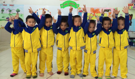 Xưởng may đồng phục mầm non mùa đông thiết kế theo yêu cầu