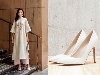 Mặc áo dài đi giày gì? 10 kiểu giày mặc áo dài tôn dáng nhất