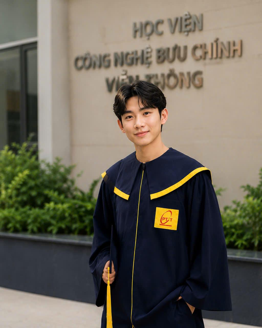 3 lý do nên thuê áo tốt nghiệp PTIT theo nhóm