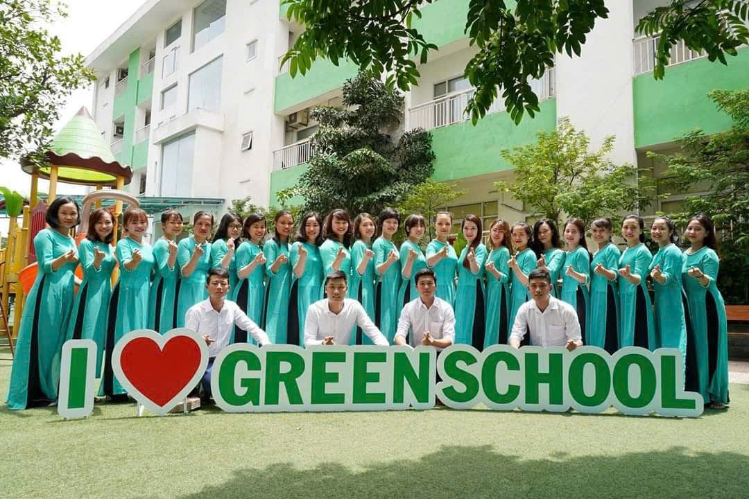 áo dài đồng phục cô giáo