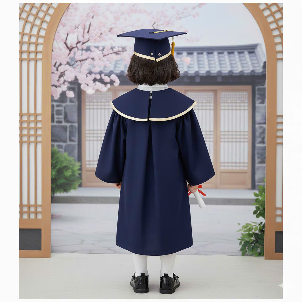 Áo cử nhân mầm non Hàn Quốc