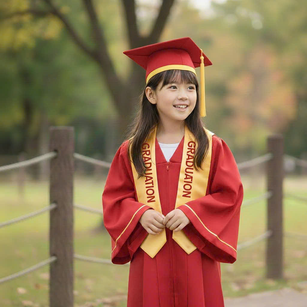 xưởng may áo cử nhân mầm non