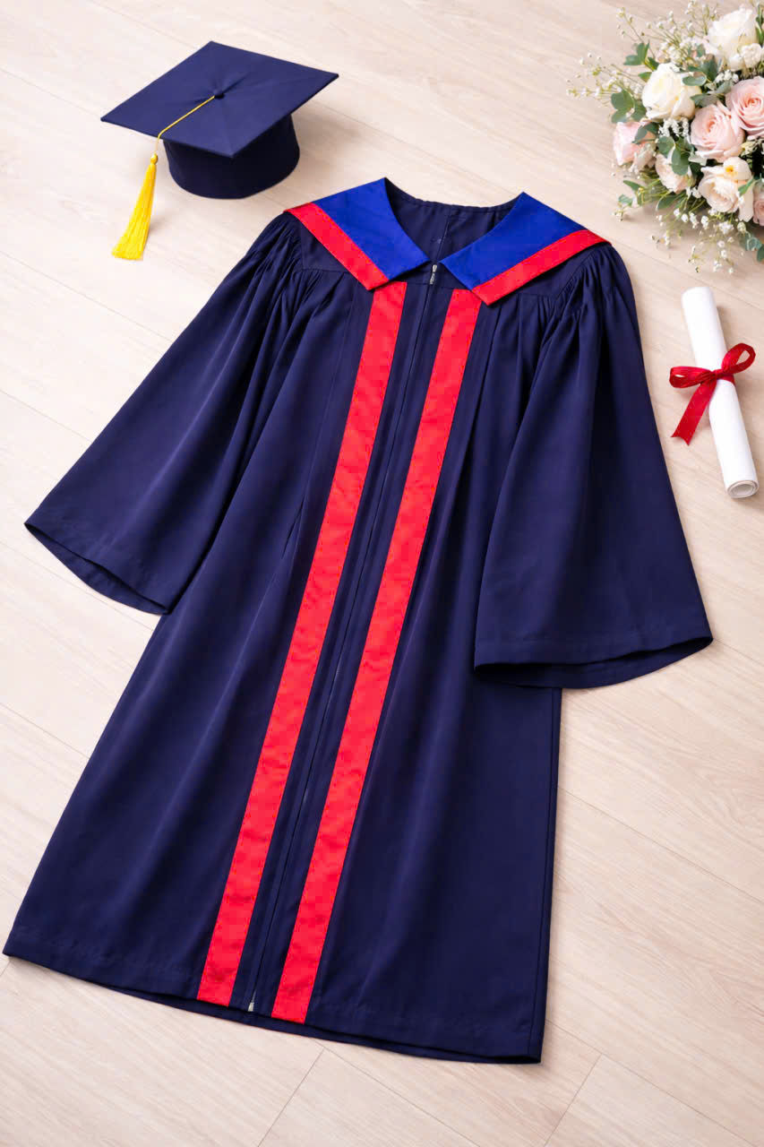 áo cử nhân Đại học Ngoại ngữ đại học Quốc Gia Hà Nội