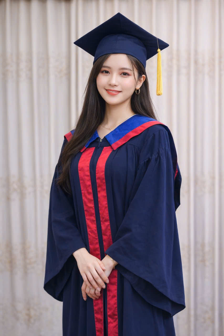 áo cử nhân Đại học Ngoại ngữ đại học Quốc Gia Hà Nội