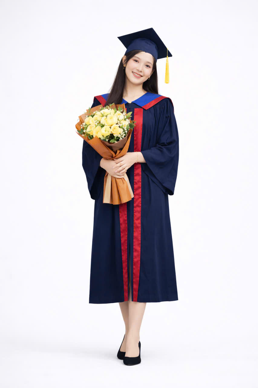 áo cử nhân Đại học Ngoại ngữ đại học Quốc Gia Hà Nội