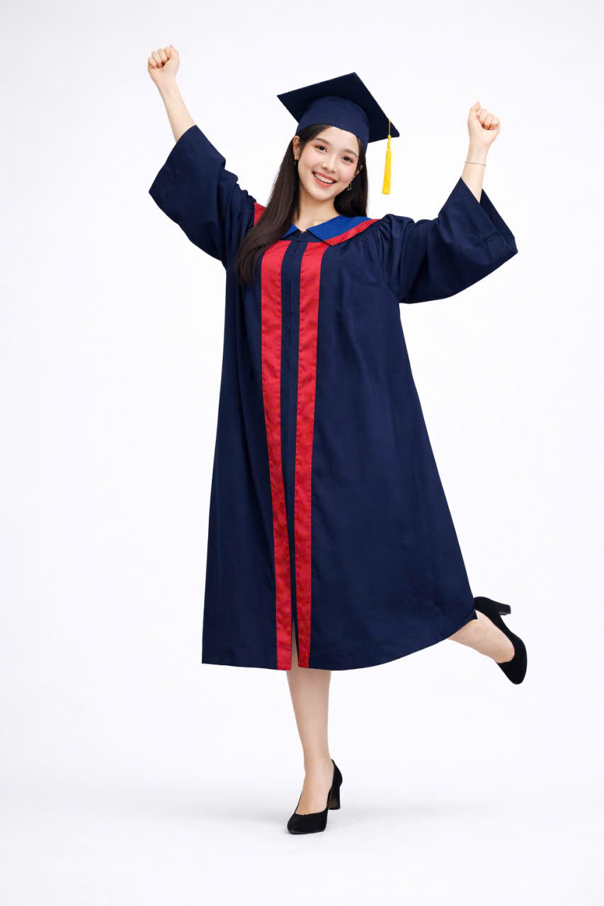 Thuê áo cử nhân Đại học khoa học xã hội và nhân văn