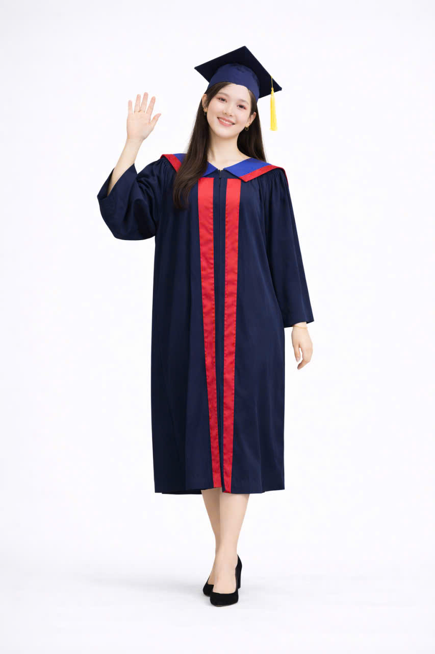 Thuê áo cử nhân Đại học khoa học xã hội và nhân văn