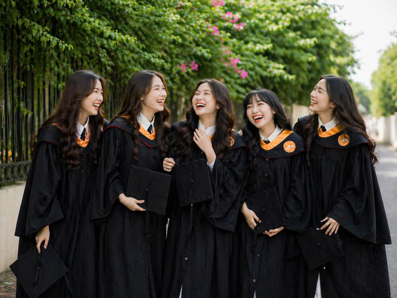 áo cử nhân Học viện Ngân Hàng