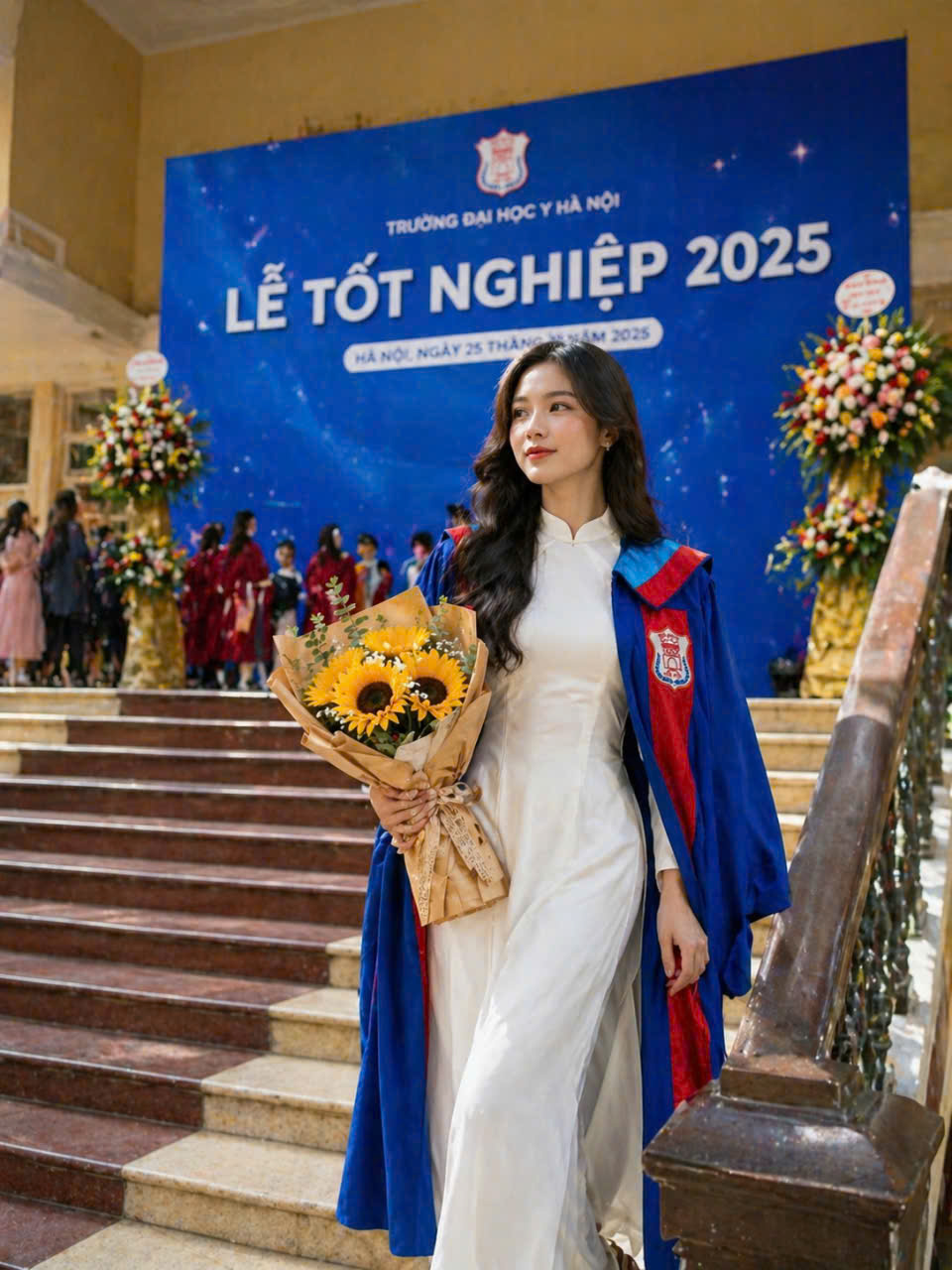 thuê áo cử nhân Đại học Y giá tốt