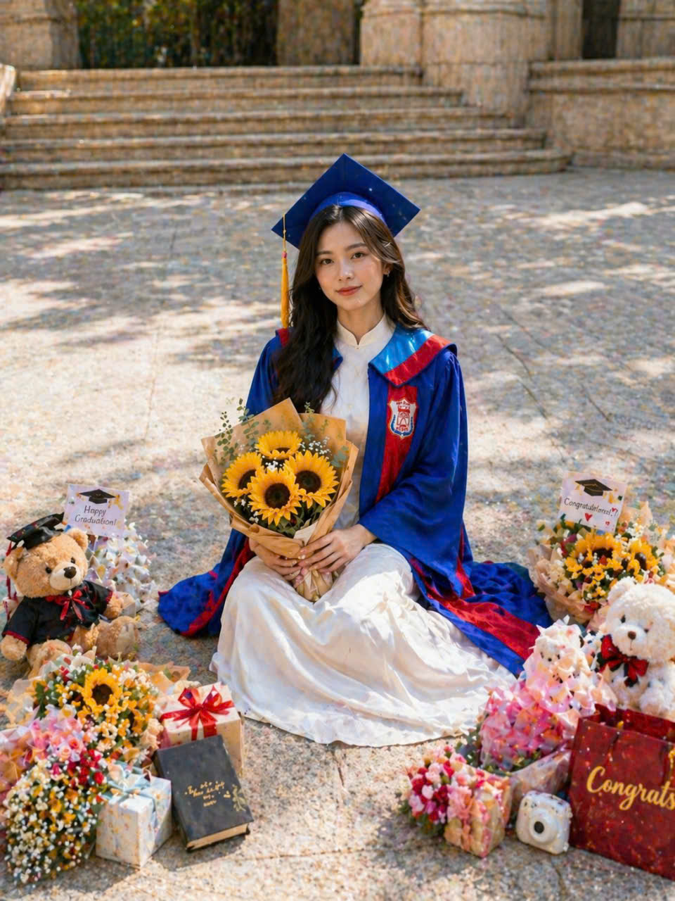 thuê áo cử nhân Đại học Y giá tốt