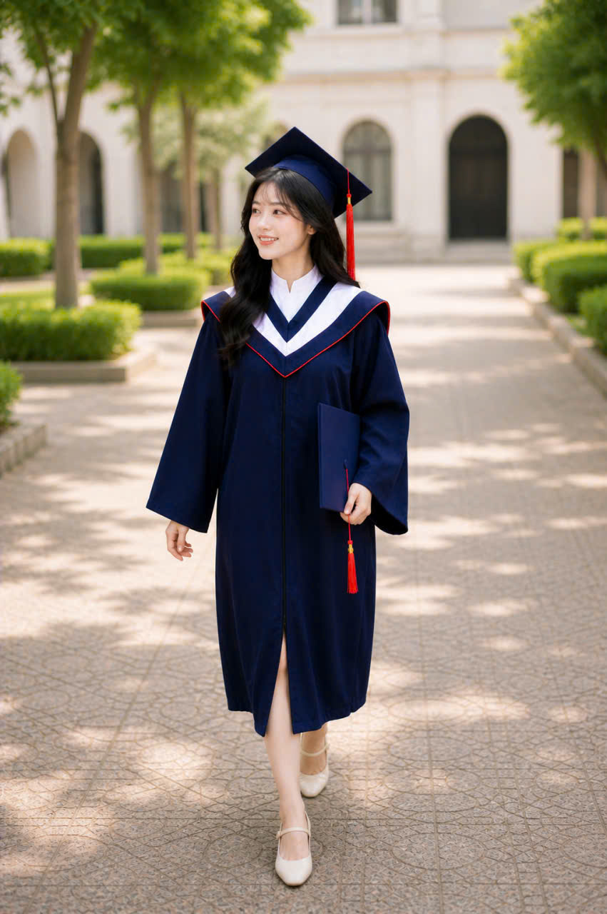 thuê áo cử nhân HAU