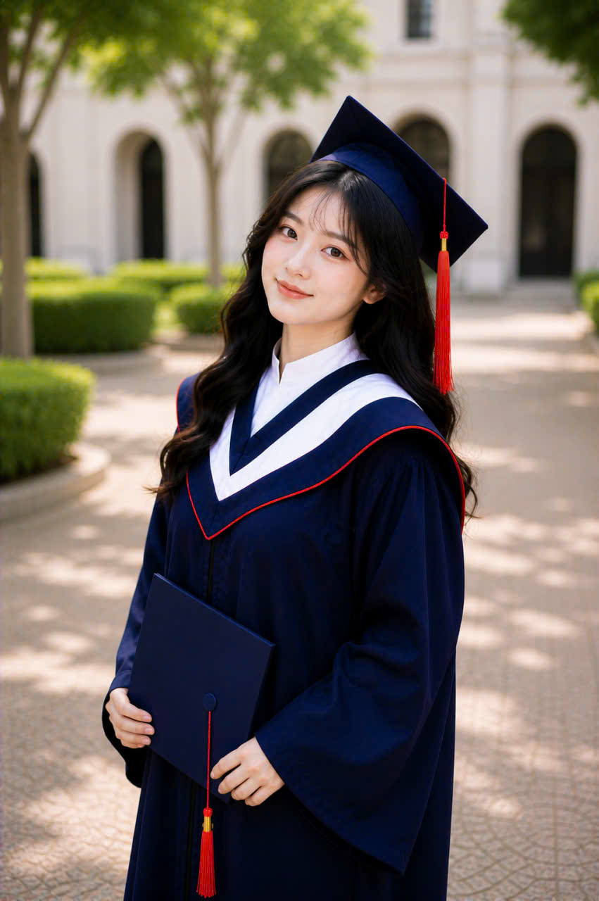 thuê áo cử nhân HAU