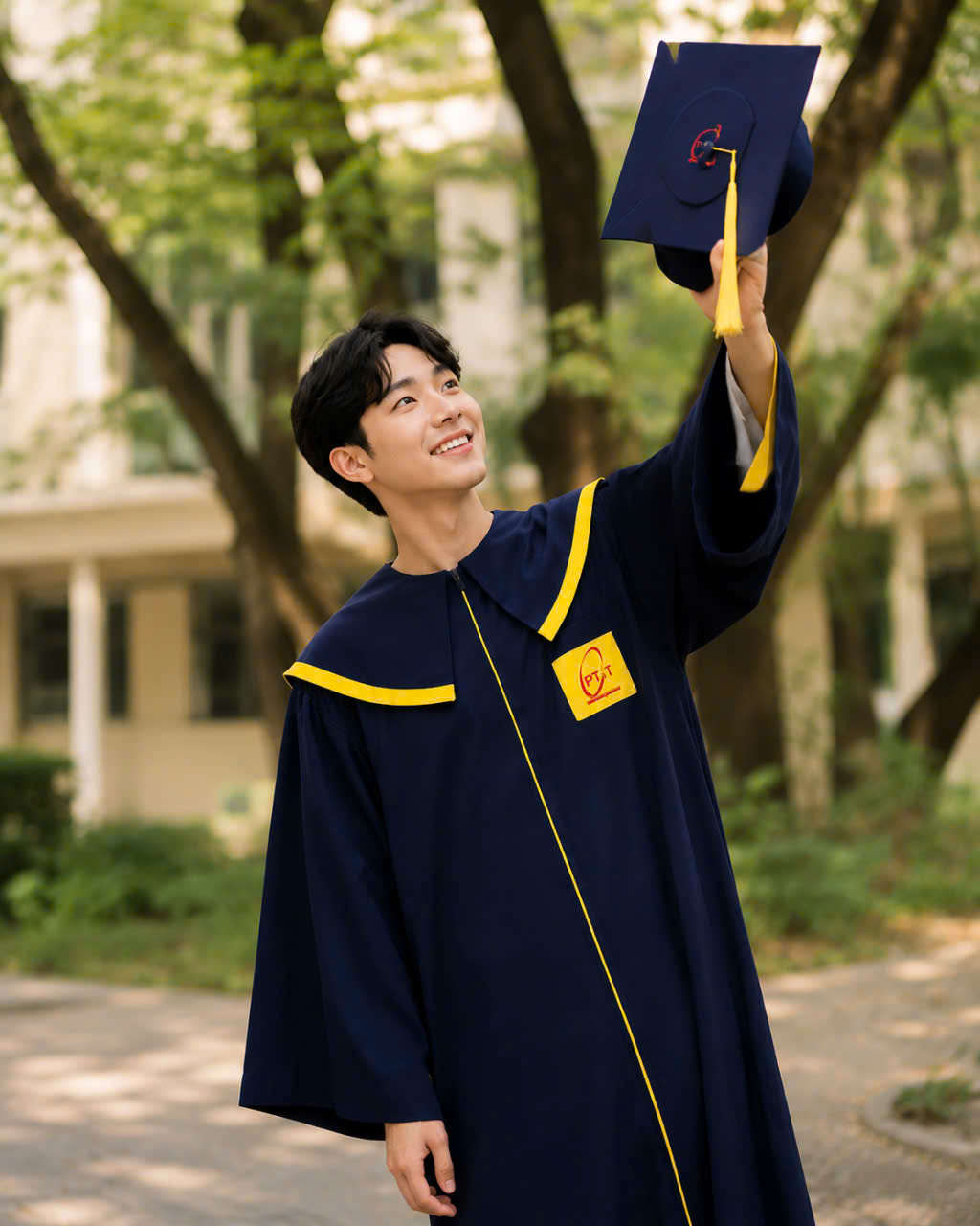 Thuê áo tốt nghiệp Học viện bưu chính viễn thông
