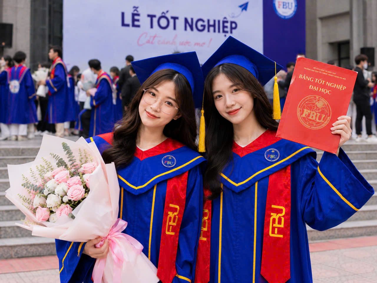 Thuê áo tốt nghiệp FBU giá tốt